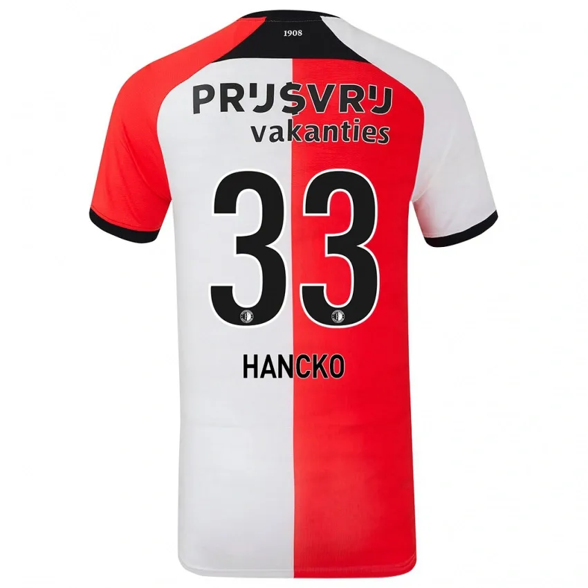 David Hancko Feyenoord 2024/25 Home Jersey