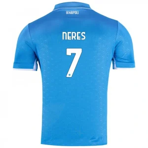 David Neres Napoli 2024/25 Authentic Home Jersey