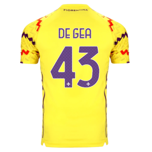 David de Gea Fiorentina 2024/25 Goalkeeper Home Jersey