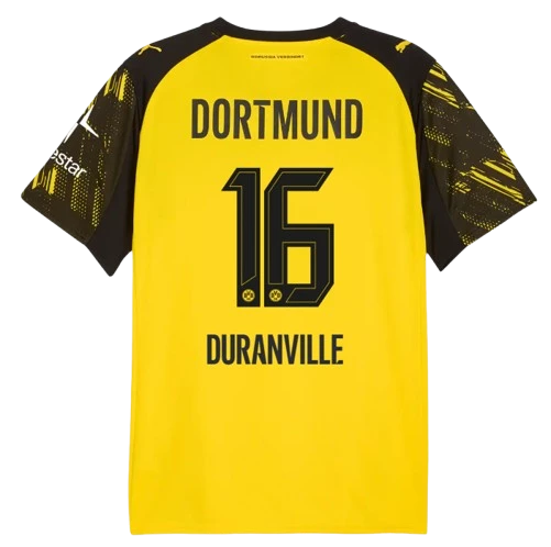 Julien Duranville Borussia Dortmund 2025/26 Home Jersey