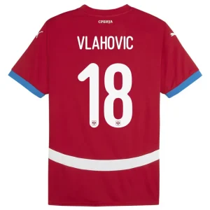 Dušan Vlahović Serbia 2024/25 Home Jersey
