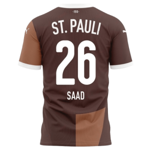 Elias Saad St. Pauli 2024/25 Home Jersey