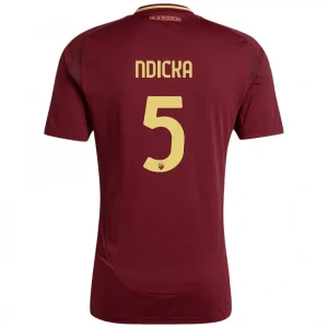 Evan Ndicka AS Roma 2024/25 Home Jersey