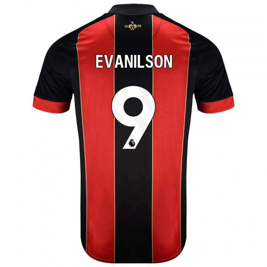 Evanilson Bournemouth 2024/25 Home Jersey