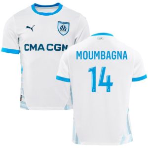 Faris Moumbagna Marseille 2024/25 Home Jersey