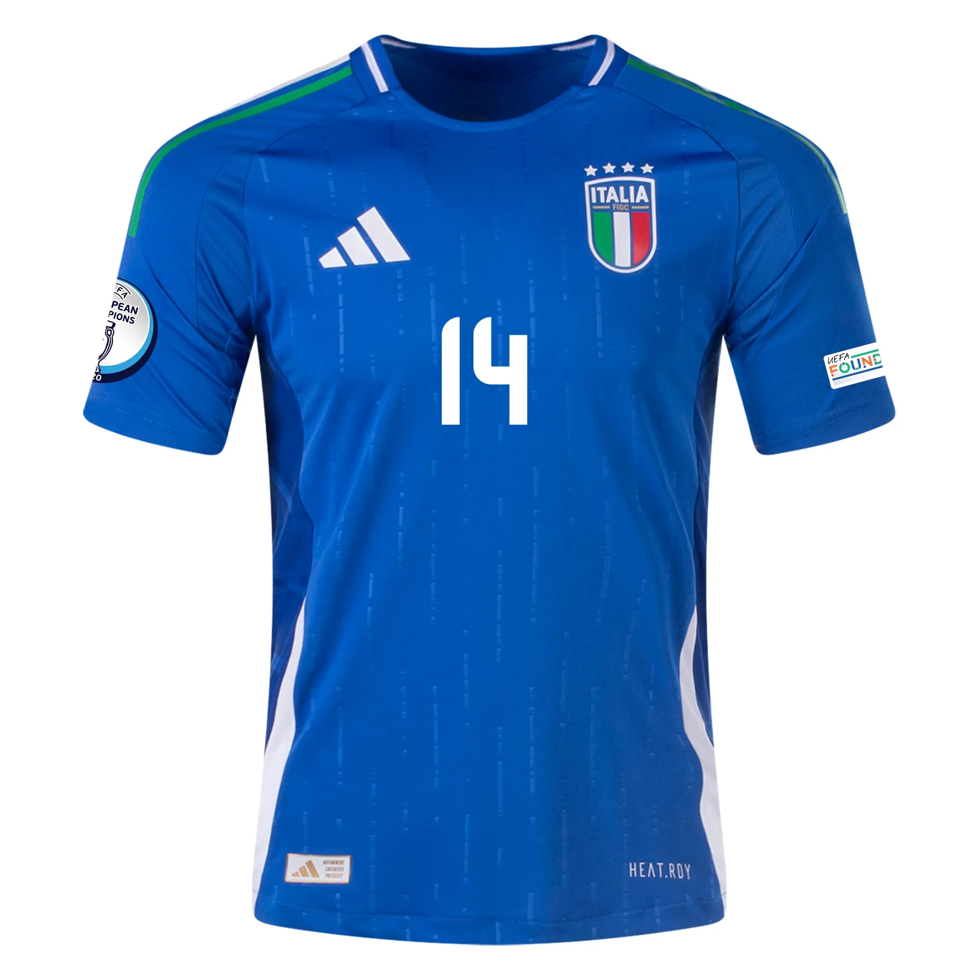 Federico Chiesa Italy 2024/25 Authentic Home Jersey - Image 2
