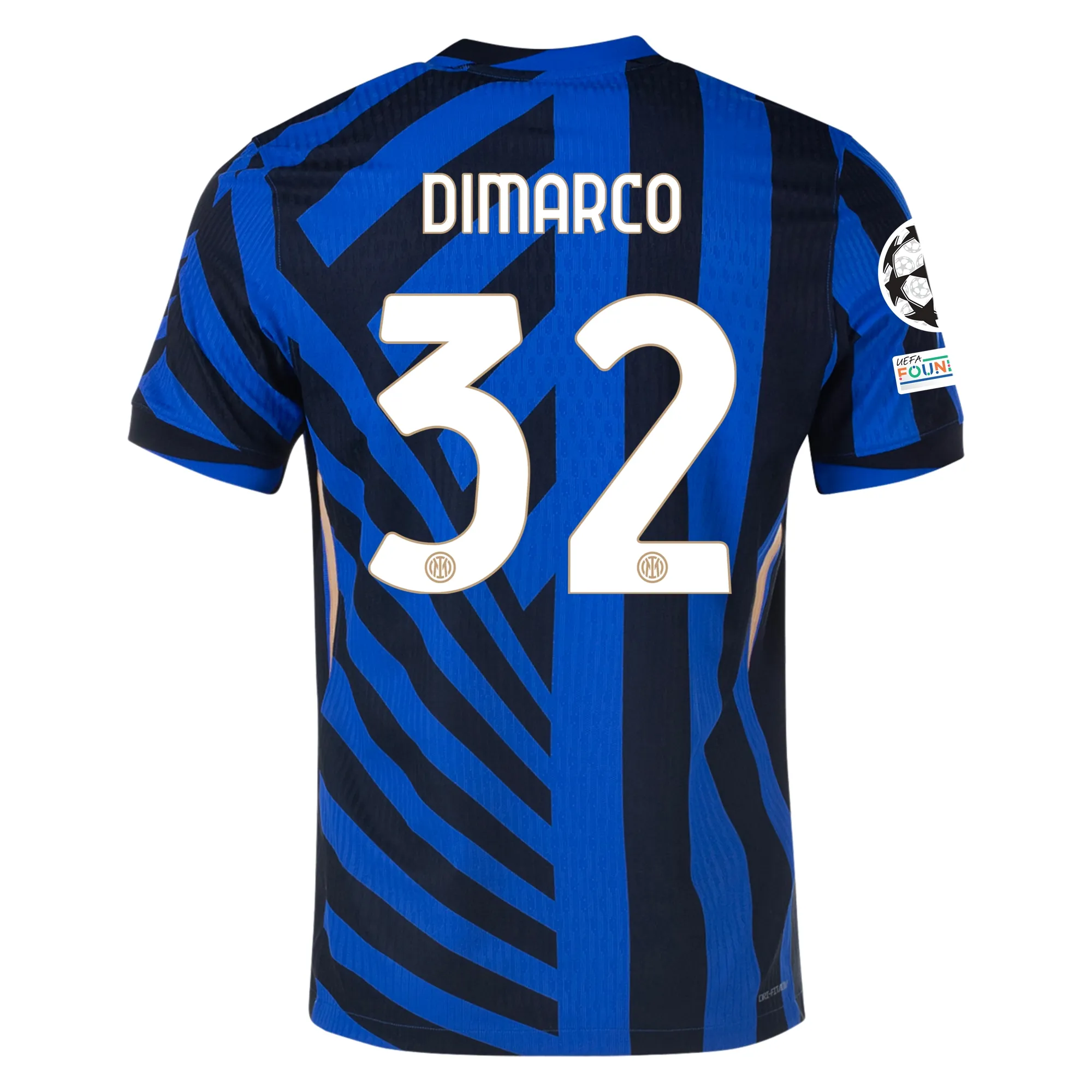 Federico Dimarco Inter Milan 2024/25 Authentic UCL Home Jersey