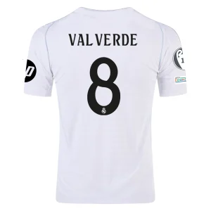 Federico Valverde Real Madrid 2024/25 Authentic Home Jersey