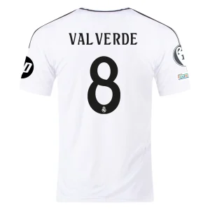 Federico Valverde Real Madrid 2024/25 Home Jersey