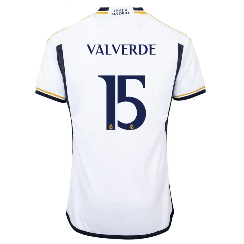 Federico Valverde Real Madrid 23/24 Home Jersey