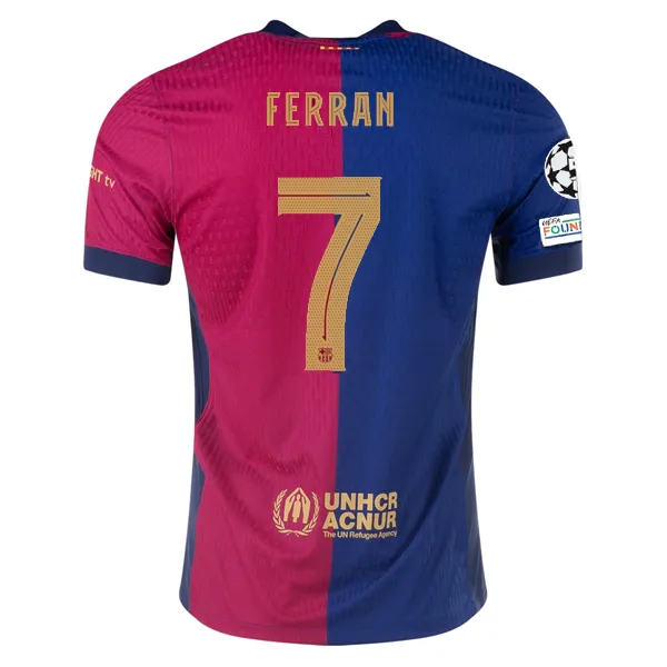 Ferran Torres Barcelona 2024/25 Authentic Home Jersey