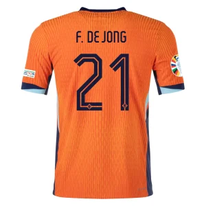 Frenkie De Jong Netherlands 2024/25 Authentic Home Jersey
