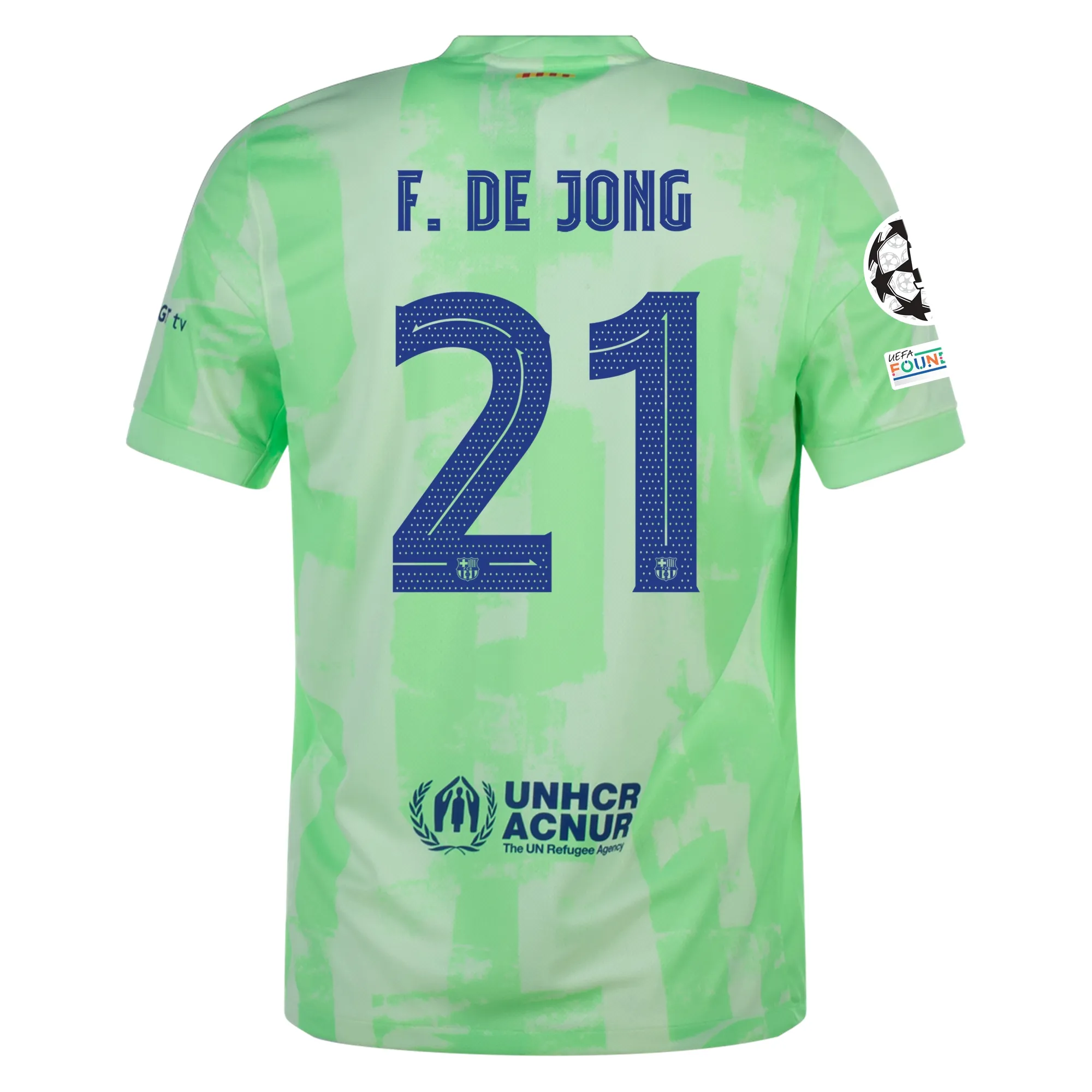 Frenkie de Jong Barcelona 2024/25 UCL Third Jersey