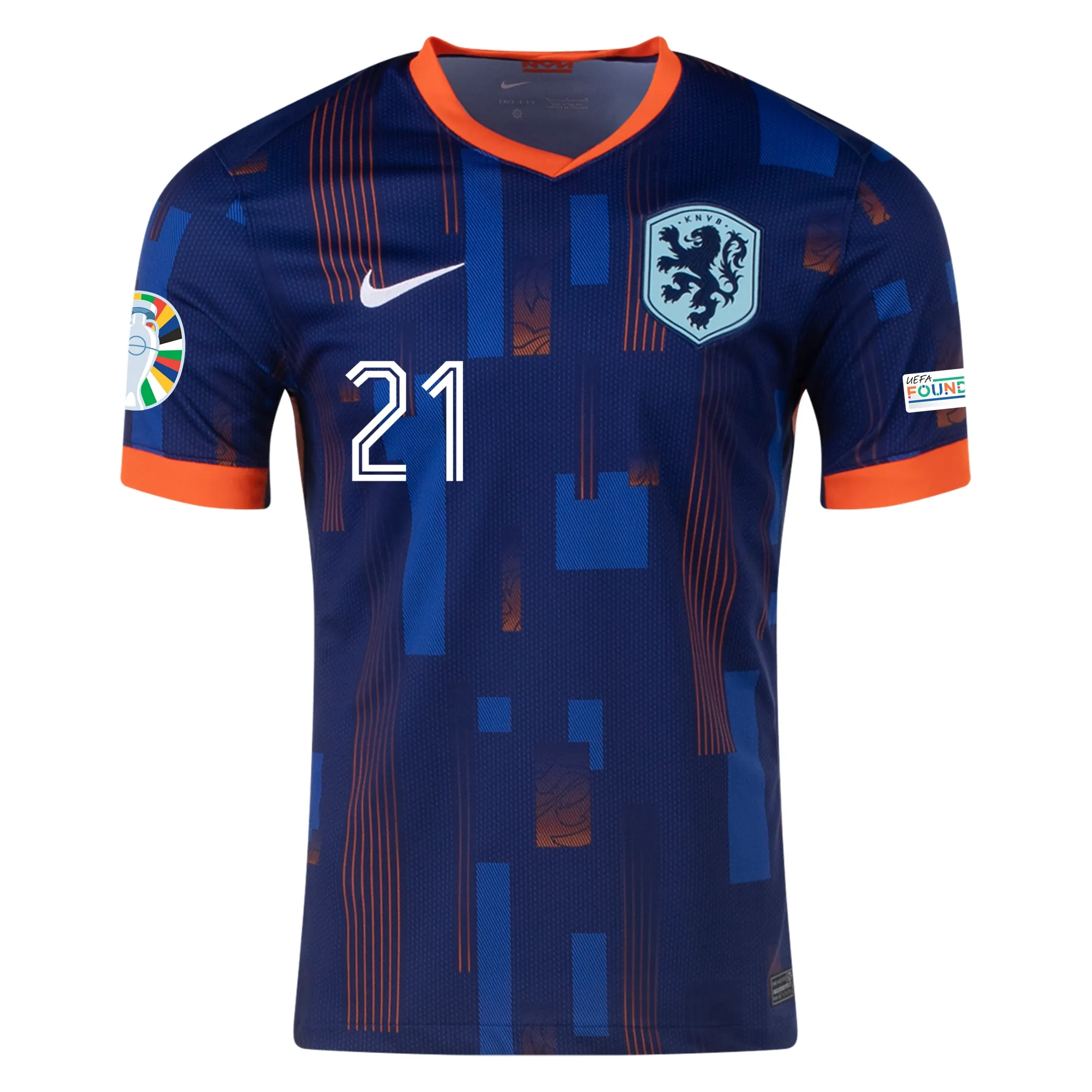 Frenkie de Jong Netherlands 2024/25 Away Jersey - Image 2