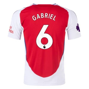 Gabriel Magalhães Arsenal 2024/25 Authentic Home Jersey