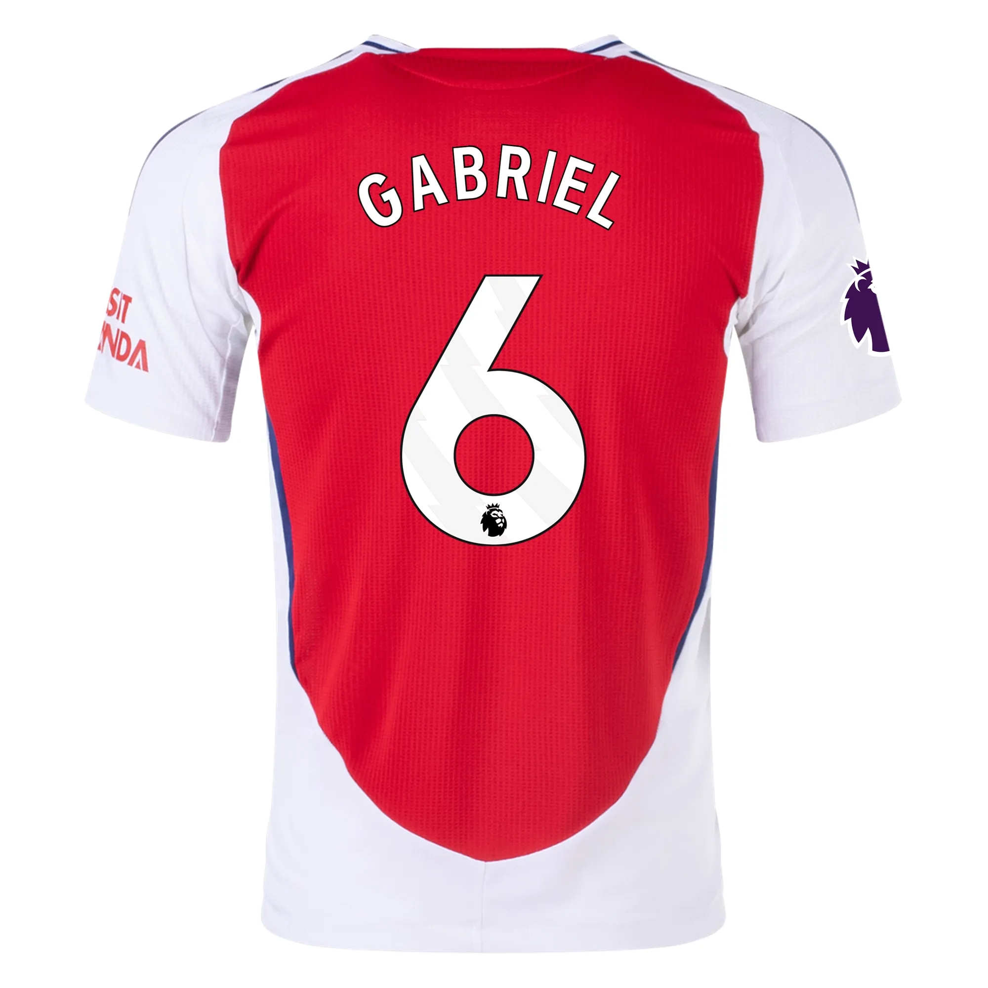 Gabriel Magalhães Arsenal 2024/25 Authentic Home Jersey