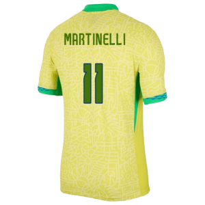 Gabriel Martinelli Brazil 2024/25 Home Jersey