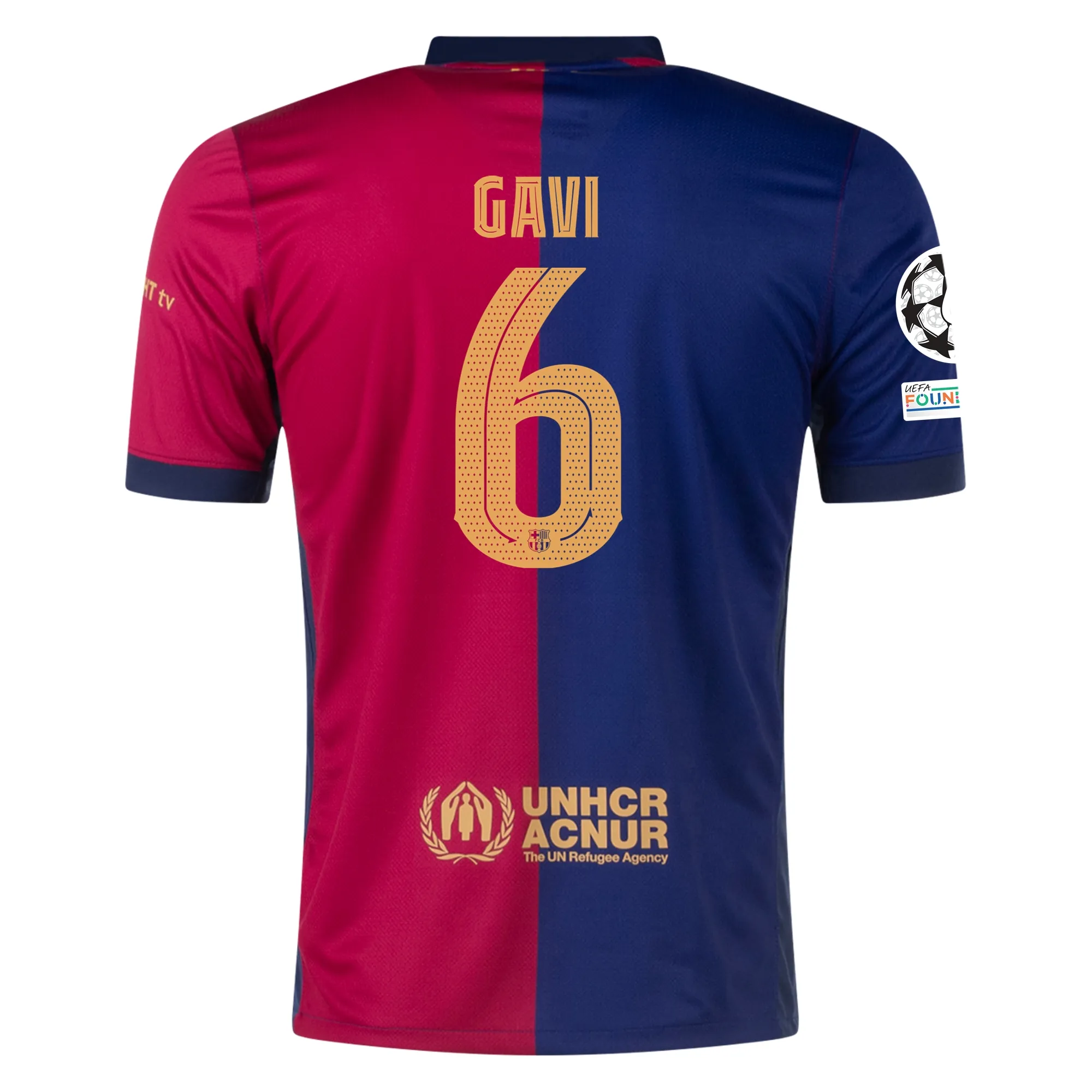 Gavi Barcelona 2024/25 UCL Home Jersey