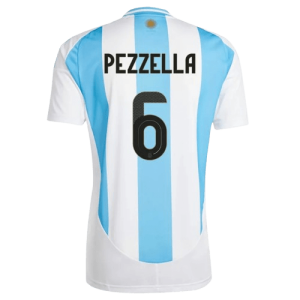German Pezzella Argentina 2024/25 Home Jersey
