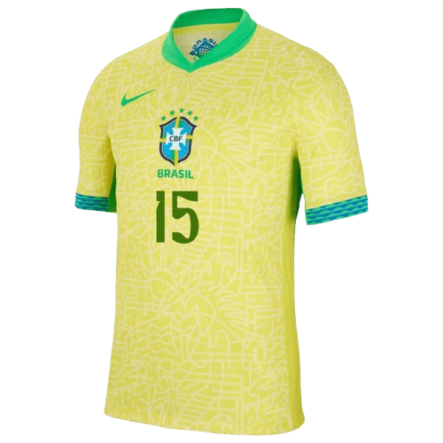 Gerson Brazil 2024/25 Home Jersey - Image 2