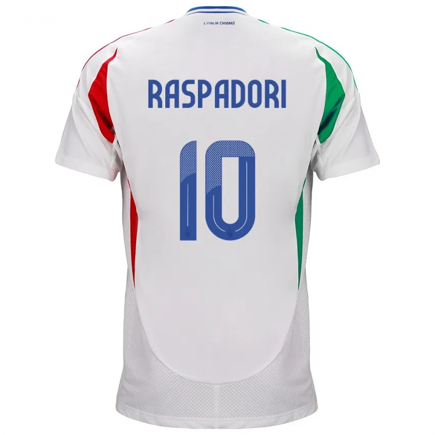 Giacomo Raspadori Italy 2024/25 Away Jersey