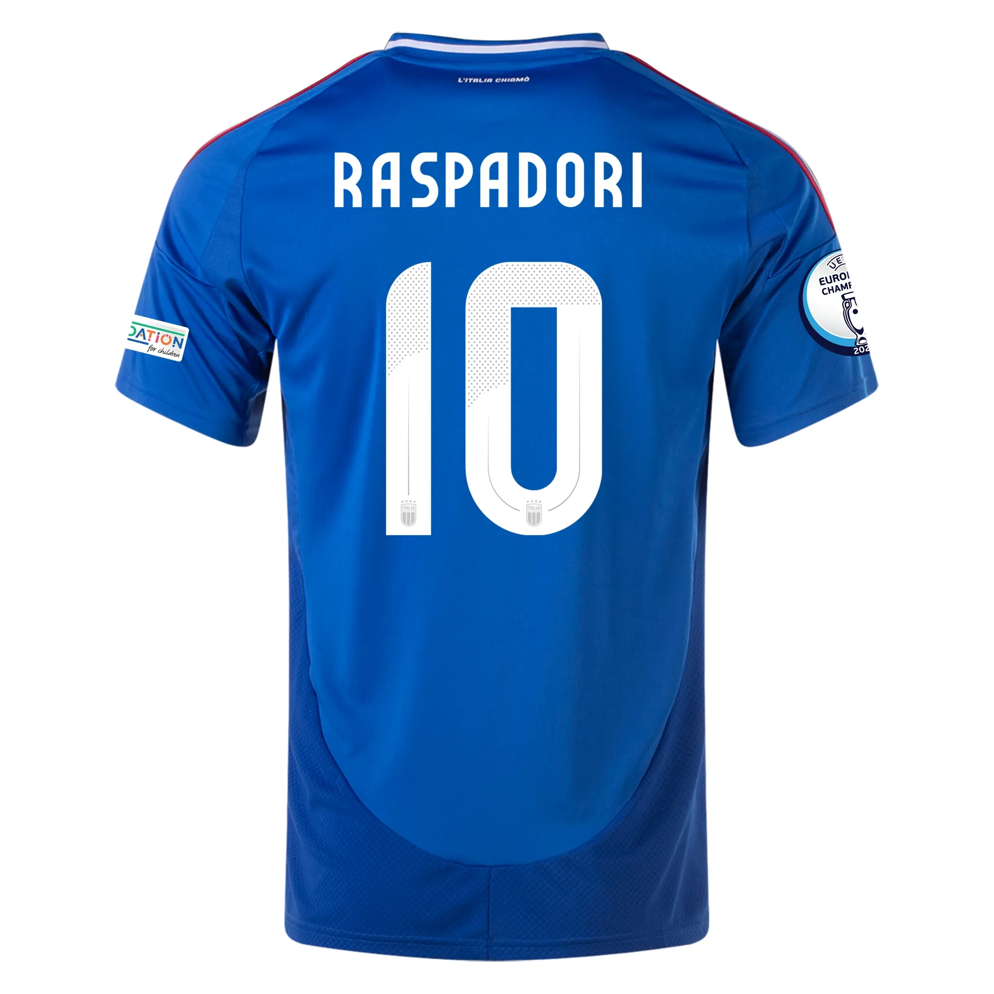 Giacomo Raspadori Italy 2024/25 Home Jersey