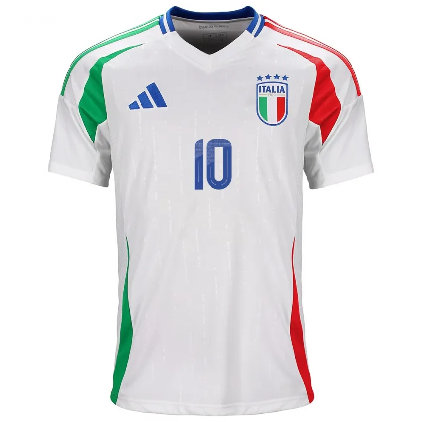 Giacomo Raspadori Italy 2024/25 Away Jersey - Image 2
