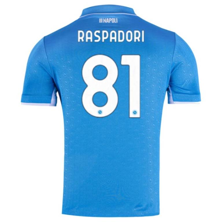 Giacomo Raspadori Napoli 2024/25 Authentic Home Jersey