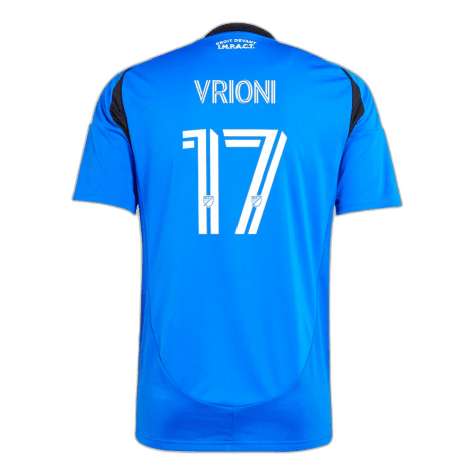Giacomo Vrioni CF Montréal 2025 Home Jersey