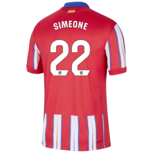 Giuliano Simeone Atletico Madrid 2024/25 Home Jersey