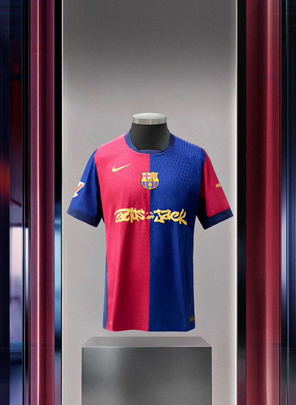 Limited Edition FC BARCELONA x TRAVIS SCOTT jersey. FC Barcelona 2024/2025 Men’s Kit