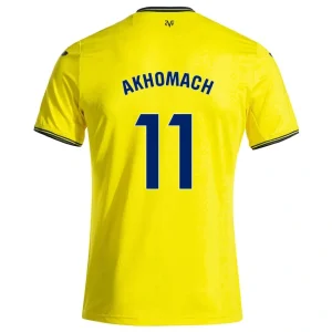 Ilias Akhomach Villarreal 2024/25 Home Jersey