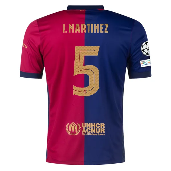 Iñigo Martínez Barcelona 2024/25 UCL Home Jersey