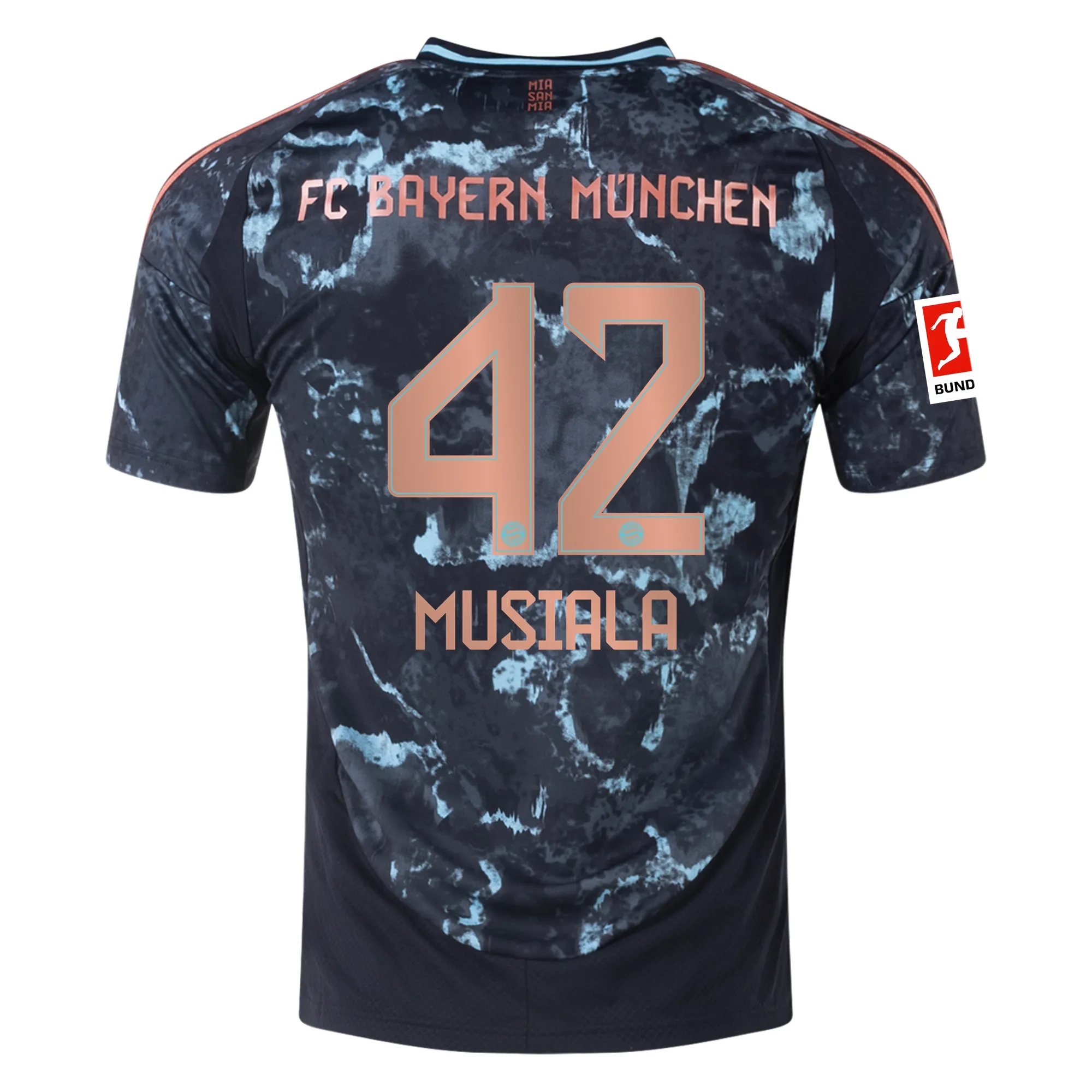 Jamal Musiala Bayern Munich 2024/25 Away Jersey