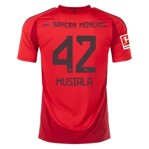 Jamal Musiala Bayern Munich 2024/25 Home Jersey