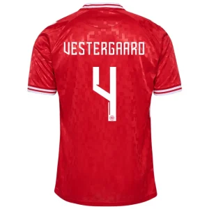 Jannik Vestergaard Denmark 2024/25 Home Jersey