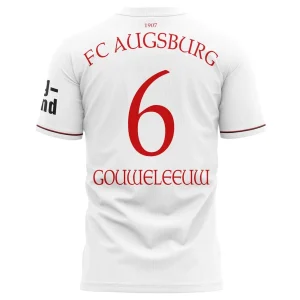 Jeffrey Gouweleeuw Augsburg 2024/25 Home Jersey