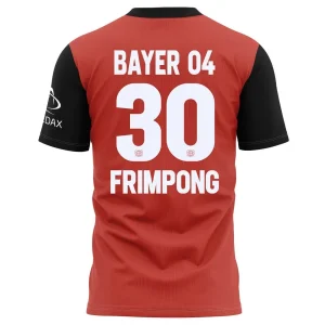Jeremie Frimpong Bayer Leverkusen 2024/25 Home Jersey