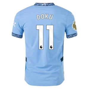 Jérémy Doku Manchester City 2024/25 Authentic Home Jersey