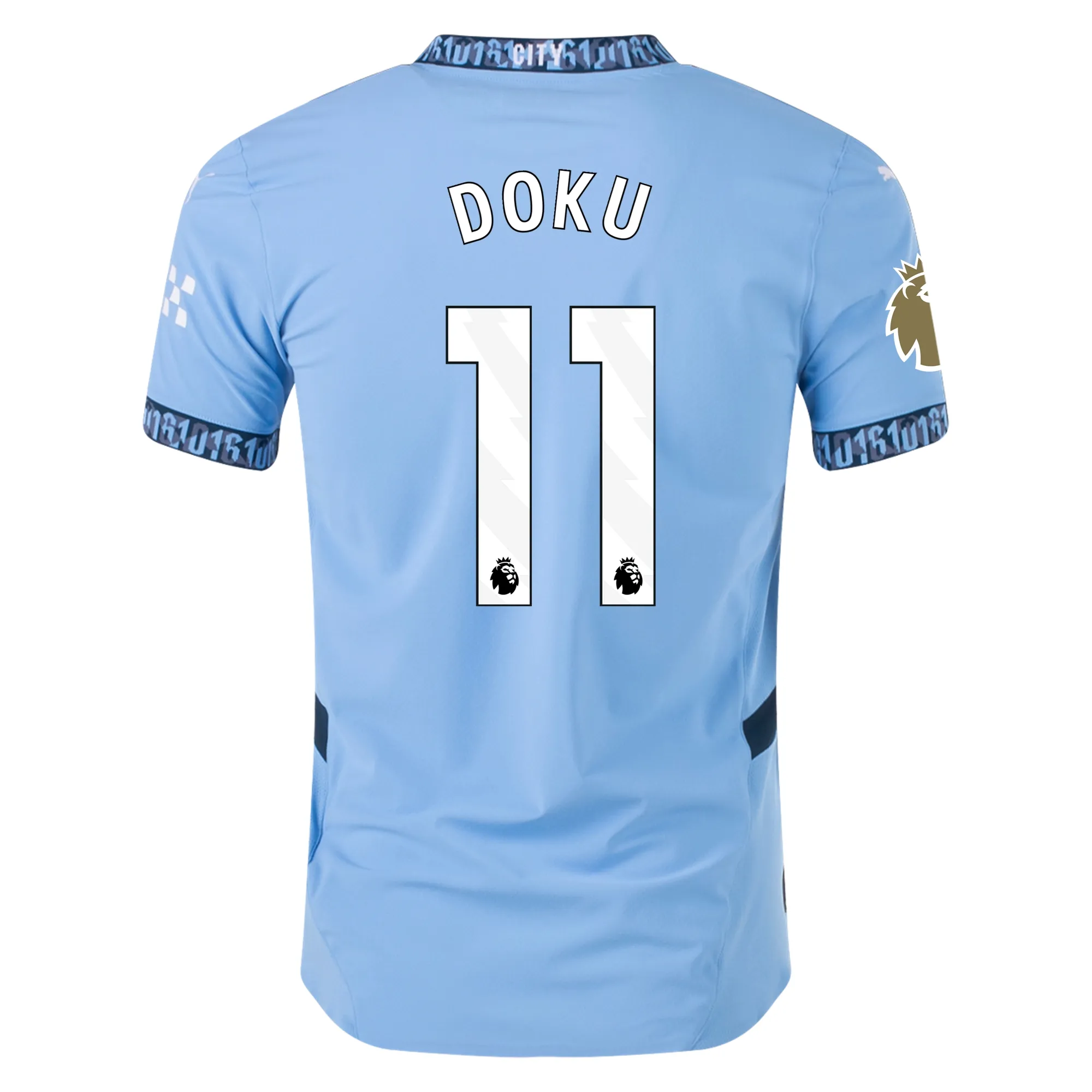 Jérémy Doku Manchester City 2024/25 Authentic Home Jersey