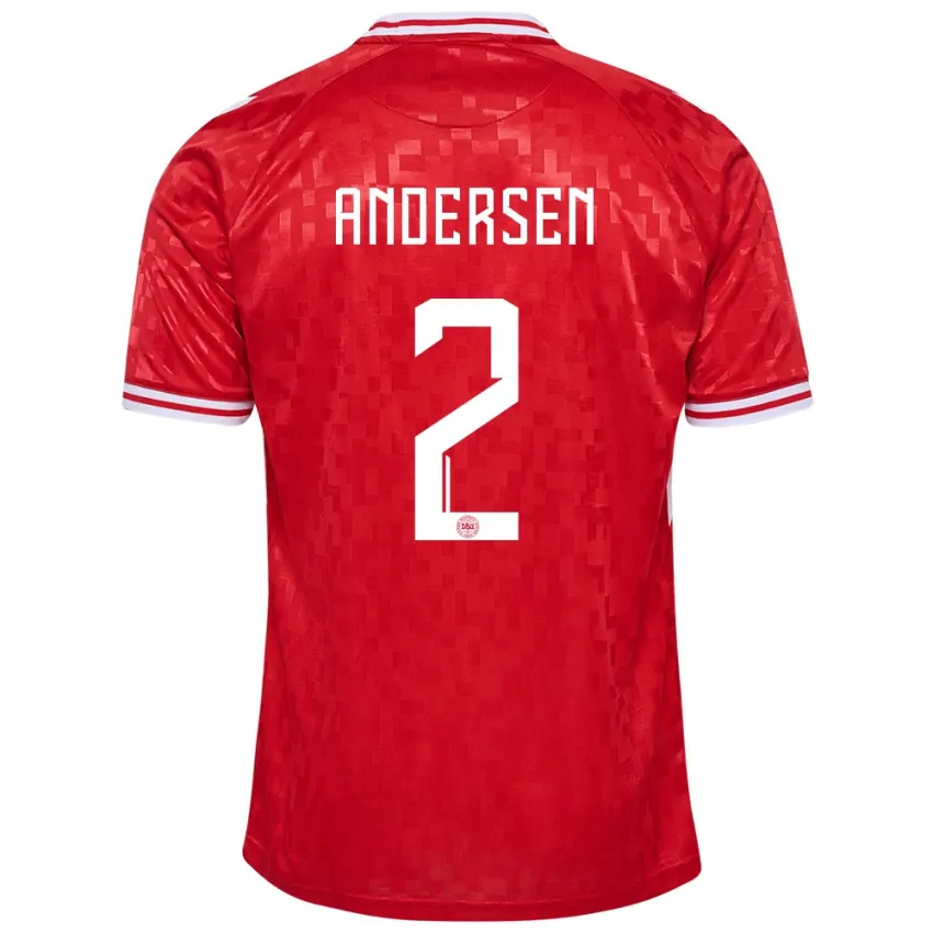 Joachim Andersen Denmark 2024/25 Home Jersey