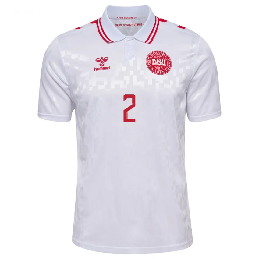 Joachim Andersen Denmark 2024/25 Away Jersey - Image 2