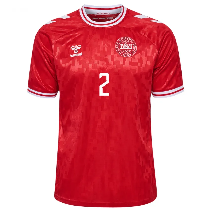 Joachim Andersen Denmark 2024/25 Home Jersey - Image 2
