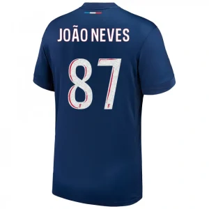 João Neves PSG 2024/25 Home Jersey
