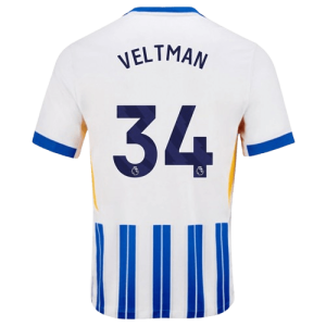 Joel Veltman Brighton 2024/25 Home Jersey
