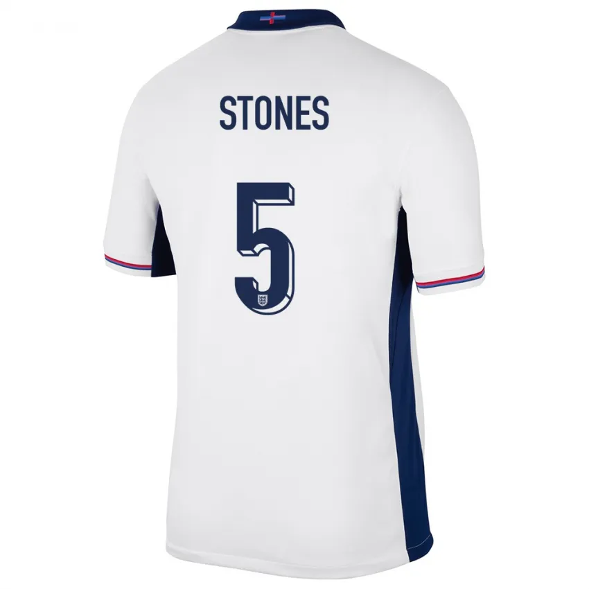 John Stones England 2024/25 Home Jersey