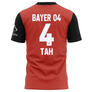 Jonathan Tah Bayer Leverkusen 2024/25 Home Jersey