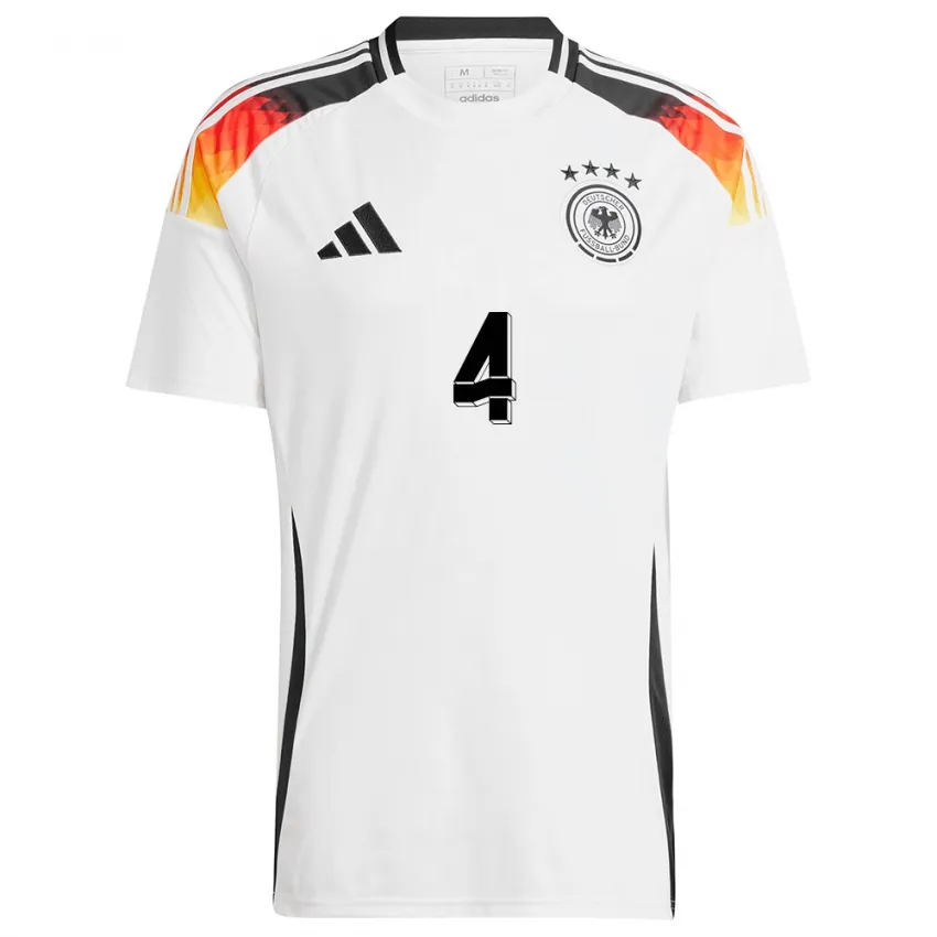 Jonathan Tah Germany 2024/25 Home Jersey - Image 2