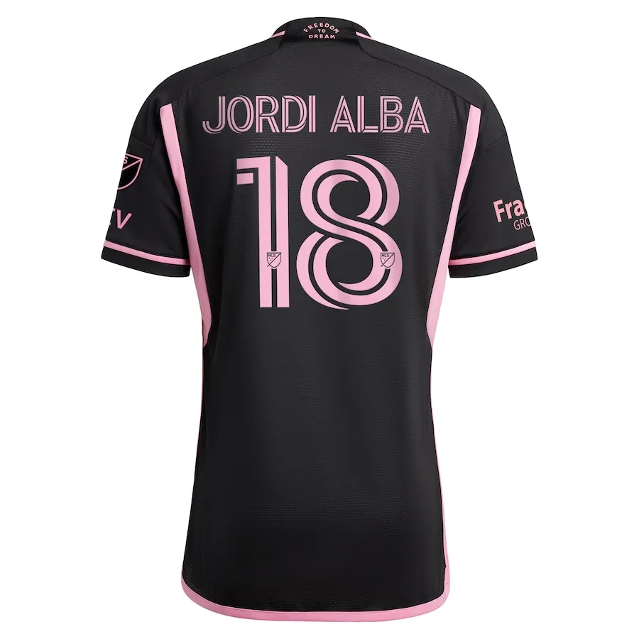 Jordi Alba Inter Miami CF 2024 Authentic Away Jersey