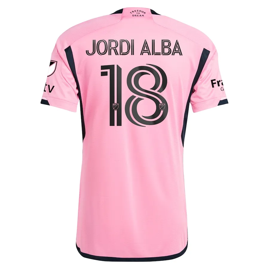 Jordi Alba Inter Miami CF 2024 Authentic Home Jersey